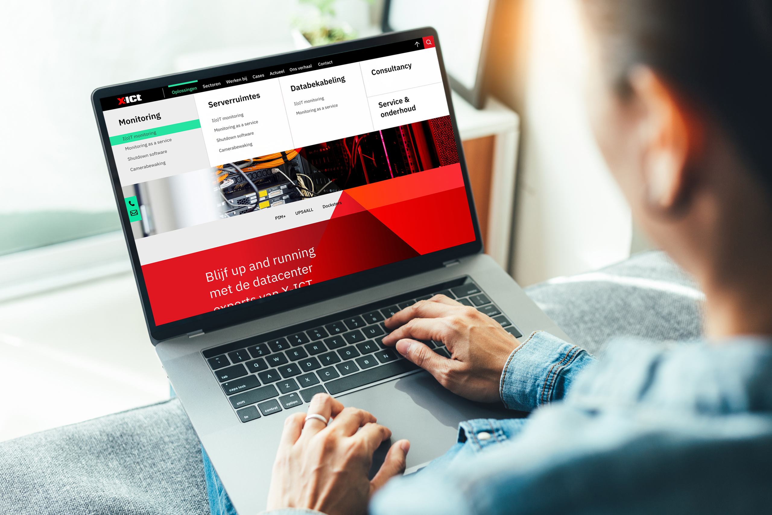 Website Mockup Beeldscherm